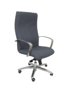 SILLA PIQUERAS Y CRESPO CAUDETE DIRECCION BRAZOS FIJOS CROMADOS MECANISMO BASCULANTE MULTIPOSICION Y ALTURA AJUSTABLE GRAN CONFO