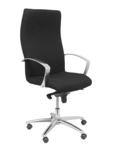 SILLA PIQUERAS Y CRESPO CAUDETE DIRECCION BRAZOS FIJOS CROMADOS MECANISMO BASCULANTE MULTIPOSICION Y ALTURA AJUSTABLE GRAN CONFO