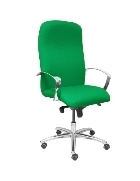 SILLA PIQUERAS Y CRESPO CAUDETE DIRECCION BRAZOS FIJOS CROMADOS MECANISMO BASCULANTE MULTIPOSICION Y ALTURA AJUSTABLE GRAN CONFO