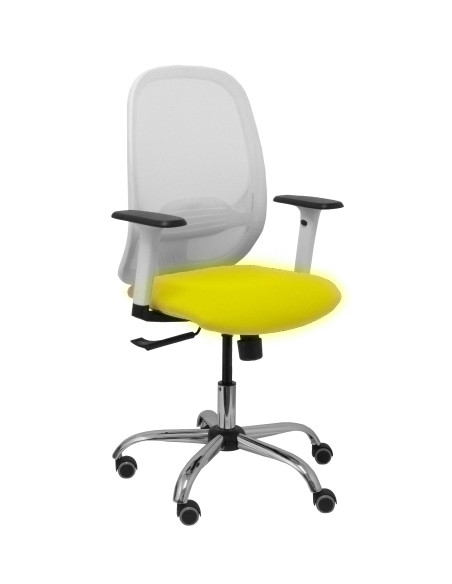 SILLA PIQUERAS Y CRESPO CILANCO BLANCA USO INTENSIVO BRAZOS REGULABLES MECANISMO SINCRO CON REGULADOR DE TENSION REFUERZO LUMBAR