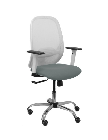SILLA PIQUERAS Y CRESPO CILANCO BLANCA USO INTENSIVO BRAZOS REGULABLES MECANISMO SINCRO CON REGULADOR DE TENSION REFUERZO LUMBAR