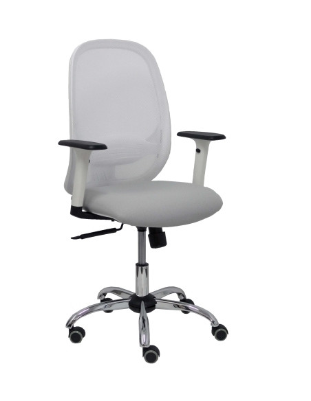 SILLA PIQUERAS Y CRESPO CILANCO BLANCA USO INTENSIVO BRAZOS REGULABLES MECANISMO SINCRO CON REGULADOR DE TENSION REFUERZO LUMBAR