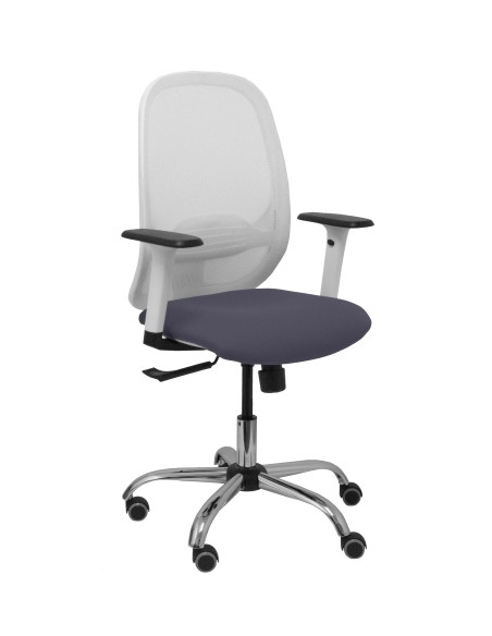 SILLA PIQUERAS Y CRESPO CILANCO BLANCA USO INTENSIVO BRAZOS REGULABLES MECANISMO SINCRO CON REGULADOR DE TENSION REFUERZO LUMBAR