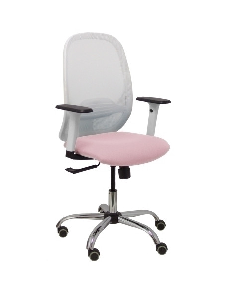SILLA PIQUERAS Y CRESPO CILANCO BLANCA USO INTENSIVO BRAZOS REGULABLES MECANISMO SINCRO CON REGULADOR DE TENSION REFUERZO LUMBAR