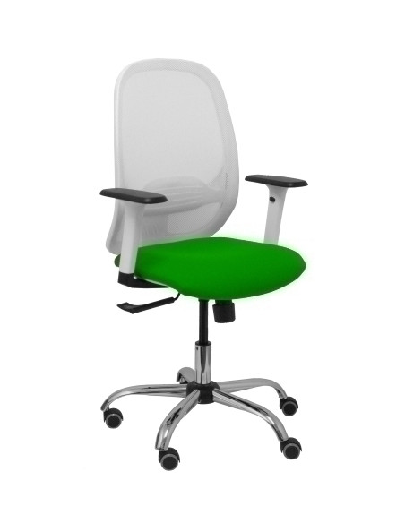 SILLA PIQUERAS Y CRESPO CILANCO BLANCA USO INTENSIVO BRAZOS REGULABLES MECANISMO SINCRO CON REGULADOR DE TENSION REFUERZO LUMBAR
