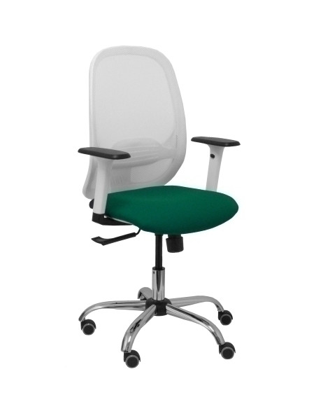 SILLA PIQUERAS Y CRESPO CILANCO BLANCA USO INTENSIVO BRAZOS REGULABLES MECANISMO SINCRO CON REGULADOR DE TENSION REFUERZO LUMBAR
