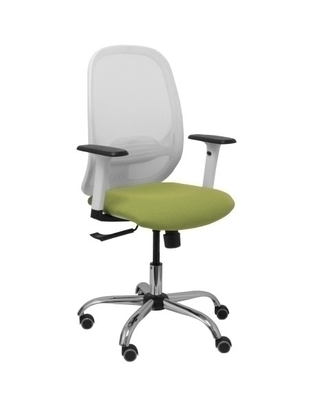 SILLA PIQUERAS Y CRESPO CILANCO BLANCA USO INTENSIVO BRAZOS REGULABLES MECANISMO SINCRO CON REGULADOR DE TENSION REFUERZO LUMBAR