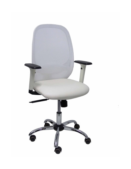 SILLA PIQUERAS Y CRESPO CILANCO BLANCA USO INTENSIVO BRAZOS REGULABLES MECANISMO SINCRO CON REGULADOR DE TENSION REFUERZO LUMBAR