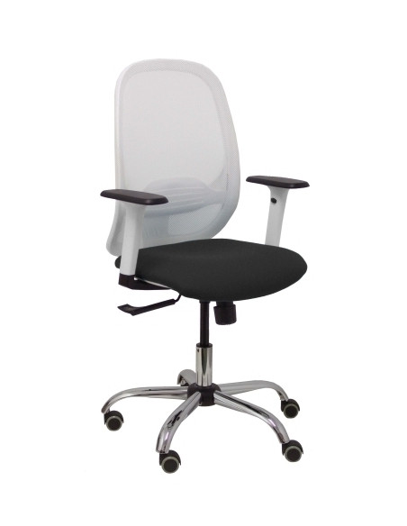 SILLA PIQUERAS Y CRESPO CILANCO BLANCA USO INTENSIVO BRAZOS REGULABLES MECANISMO SINCRO CON REGULADOR DE TENSION REFUERZO LUMBAR