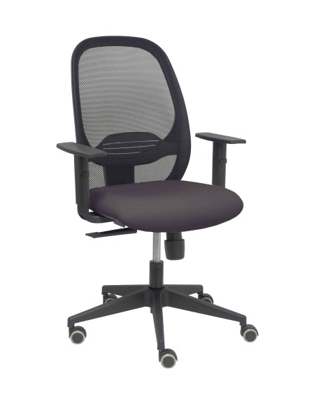 SILLA PIQUERAS Y CRESPO CILANCO NEGRA USO INTENSIVO BRAZOS REGULABLES MECANISMO SINCRO CON REGULADOR DE TENSION REFUERZO LUMBAR 