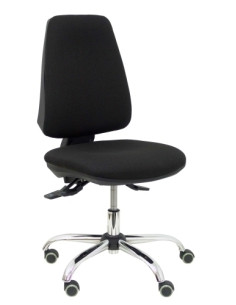 SILLA PIQUERAS Y CRESPO ELCHE MECANISMO ASINCRO REGULABLE EN ALTURA BASE CROMADA RUEDAS NYLON ASIENTO Y RESPALDO REFORZADOS CON 