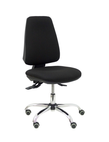 SILLA PIQUERAS Y CRESPO ELCHE MECANISMO ASINCRO REGULABLE EN ALTURA BASE CROMADA RUEDAS NYLON ASIENTO Y RESPALDO REFORZADOS CON 