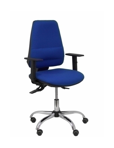 SILLA PIQUERAS Y CRESPO ELCHE S 24 HORAS BRAZOS REGULABLES MECANISMO ASINCRO REGULABLE EN ALTURA REFUERZO LUMBAR BASE CROMADA RU
