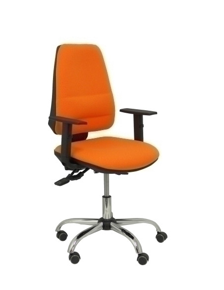 SILLA PIQUERAS Y CRESPO ELCHE S 24 HORAS BRAZOS REGULABLES MECANISMO ASINCRO REGULABLE EN ALTURA REFUERZO LUMBAR BASE CROMADA RU