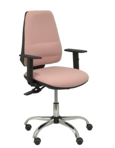 SILLA PIQUERAS Y CRESPO ELCHE S 24 HORAS BRAZOS REGULABLES MECANISMO ASINCRO REGULABLE EN ALTURA REFUERZO LUMBAR BASE CROMADA RU