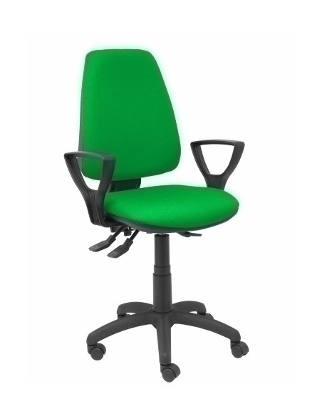 SILLA PIQUERAS Y CRESPO ELCHE S BRAZOS FIJOS MECANISMO ASINCRO de DOBLE MANETA GRAN CONFORTABILIDAD REGULABLE EN ALTURA RUEDAS N