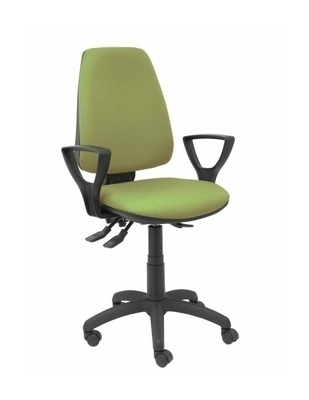 SILLA PIQUERAS Y CRESPO ELCHE S BRAZOS FIJOS MECANISMO ASINCRO de DOBLE MANETA GRAN CONFORTABILIDAD REGULABLE EN ALTURA RUEDAS N