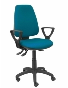 SILLA PIQUERAS Y CRESPO ELCHE S BRAZOS FIJOS MECANISMO ASINCRO de DOBLE MANETA GRAN CONFORTABILIDAD REGULABLE EN ALTURA RUEDAS N