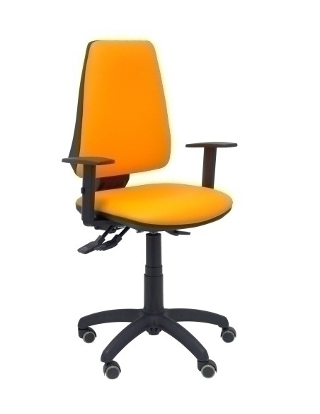 SILLA PIQUERAS Y CRESPO ELCHE S BRAZOS REGULABLES MECANISMO ASINCRO REGULABLE EN ALTURA RUEDAS PARQUET ASIENTO Y RESPALDO TAPIZA