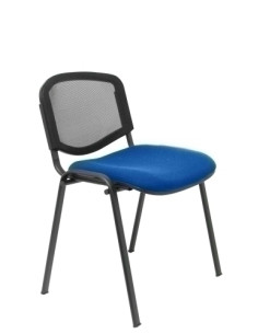 SILLA PIQUERAS Y CRESPO GARABALLA CONFIDENTE ERGONOMICA APILABLE SOPORTA HASTA 120 kg ESTRUCTURA Y RESPALDO MALLA en NEGRO ASIEN