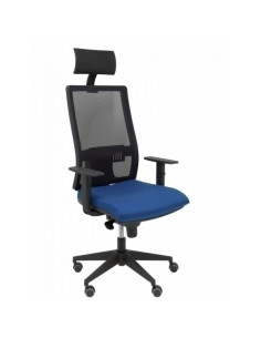 SILLA PIQUERAS Y CRESPO HORNA BRAZOS REGULABLES CABECERO INCLUIDO MECANISMO SINCRO APOYO LUMBAR RESPALDO MALLA TRANSPIRABLE Y AS