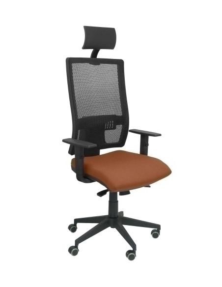 SILLA PIQUERAS Y CRESPO HORNA BRAZOS REGULABLES CABECERO INCLUIDO MECANISMO SINCRO APOYO LUMBAR RESPALDO MALLA TRANSPIRABLE Y AS