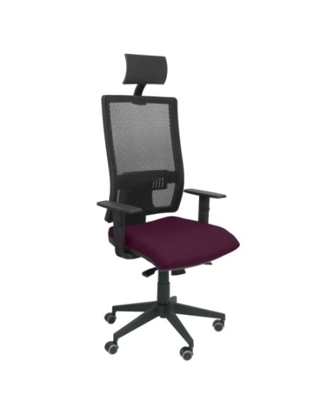 SILLA PIQUERAS Y CRESPO HORNA BRAZOS REGULABLES CABECERO INCLUIDO MECANISMO SINCRO APOYO LUMBAR RESPALDO MALLA TRANSPIRABLE Y AS