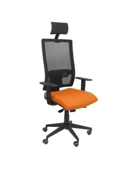 SILLA PIQUERAS Y CRESPO HORNA BRAZOS REGULABLES CABECERO INCLUIDO MECANISMO SINCRO APOYO LUMBAR RESPALDO MALLA TRANSPIRABLE Y AS