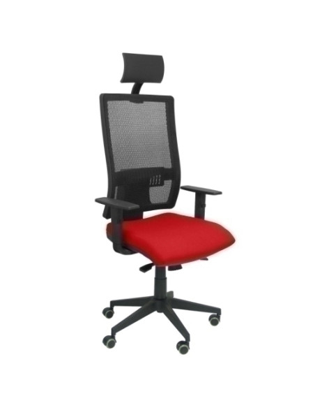 SILLA PIQUERAS Y CRESPO HORNA BRAZOS REGULABLES CABECERO INCLUIDO MECANISMO SINCRO APOYO LUMBAR RESPALDO MALLA TRANSPIRABLE Y AS
