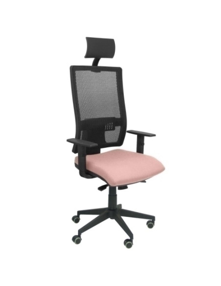 SILLA PIQUERAS Y CRESPO HORNA BRAZOS REGULABLES CABECERO INCLUIDO MECANISMO SINCRO APOYO LUMBAR RESPALDO MALLA TRANSPIRABLE Y AS