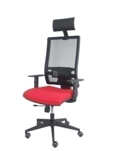 SILLA PIQUERAS Y CRESPO HORNA BRAZOS REGULABLES CABECERO INCLUIDO MECANISMO TRASLACK APOYO LUMBAR RESPALDO MALLA TRANSPIRABLE Y 