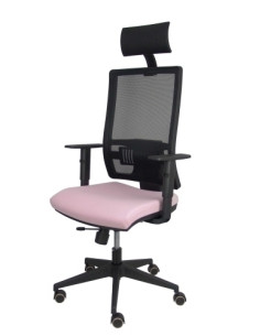 SILLA PIQUERAS Y CRESPO HORNA BRAZOS REGULABLES CABECERO INCLUIDO MECANISMO TRASLACK APOYO LUMBAR RESPALDO MALLA TRANSPIRABLE Y 