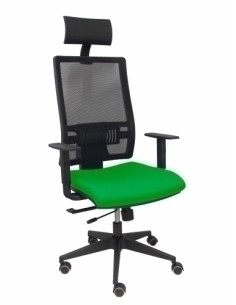 SILLA PIQUERAS Y CRESPO HORNA BRAZOS REGULABLES CABECERO INCLUIDO MECANISMO TRASLACK APOYO LUMBAR RESPALDO MALLA TRANSPIRABLE Y 