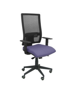 SILLA PIQUERAS Y CRESPO HORNA BRAZOS REGULABLES MECANISMO SINCRO APOYO LUMBAR RESPALDO MALLA TRANSPIRABLE Y ASIENTO TAPIZADO BAL