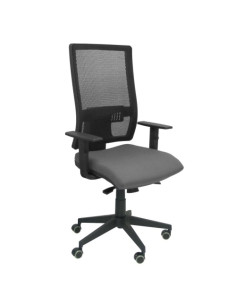 SILLA PIQUERAS Y CRESPO HORNA BRAZOS REGULABLES MECANISMO SINCRO APOYO LUMBAR RESPALDO MALLA TRANSPIRABLE Y ASIENTO TAPIZADO BAL