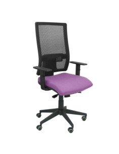 SILLA PIQUERAS Y CRESPO HORNA BRAZOS REGULABLES MECANISMO SINCRO APOYO LUMBAR RESPALDO MALLA TRANSPIRABLE Y ASIENTO TAPIZADO BAL