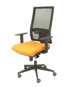 SILLA PIQUERAS Y CRESPO HORNA BRAZOS REGULABLES MECANISMO SINCRO APOYO LUMBAR RESPALDO MALLA TRANSPIRABLE Y ASIENTO TAPIZADO BAL