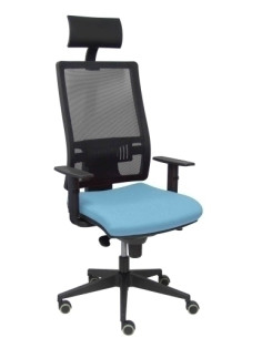 SILLA PIQUERAS Y CRESPO HORNA CABECERO FIJO MECANISMO SINCRO CON REGULADOR DE TENSION RESPALDO DE MALLA TRANSPIRABLE Y ASIENTO T