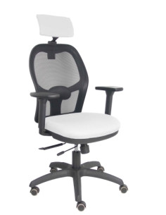 SILLA PIQUERAS Y CRESPO JORQUERA BRAZOS 3D Y CABECERO REGULABLES MECANISMO SINCRO CON TRASLACK RUEDAS PARQUET RESPALDO DE MALLA 