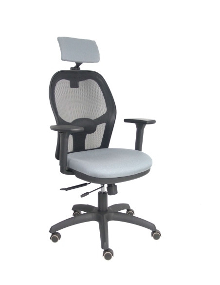 SILLA PIQUERAS Y CRESPO JORQUERA BRAZOS 3D Y CABECERO REGULABLES MECANISMO SINCRO CON TRASLACK RUEDAS PARQUET RESPALDO DE MALLA 