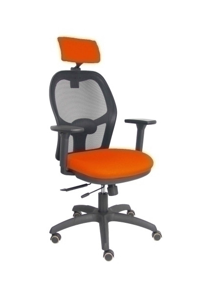 SILLA PIQUERAS Y CRESPO JORQUERA BRAZOS 3D Y CABECERO REGULABLES MECANISMO SINCRO CON TRASLACK RUEDAS PARQUET RESPALDO DE MALLA 