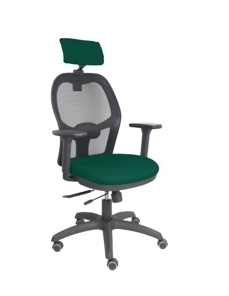 SILLA PIQUERAS Y CRESPO JORQUERA BRAZOS 3D Y CABECERO REGULABLES MECANISMO SINCRO CON TRASLACK RUEDAS PARQUET RESPALDO DE MALLA 
