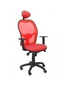 SILLA PIQUERAS Y CRESPO JORQUERA BRAZOS REGULABLES CABECERO FIJO MECANISMO SINCRO CON REGULADOR DE TENSION RESPALDO DE MALLA ROJ