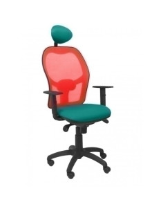 SILLA PIQUERAS Y CRESPO JORQUERA BRAZOS REGULABLES CABECERO FIJO MECANISMO SINCRO CON REGULADOR DE TENSION RESPALDO DE MALLA ROJ