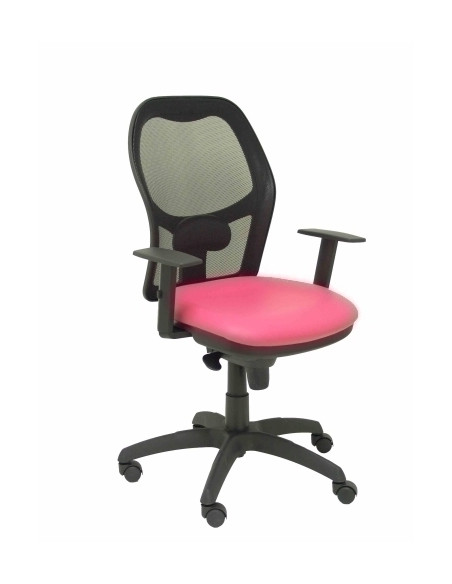 SILLA PIQUERAS Y CRESPO JORQUERA BRAZOS REGULABLES MECANISMO SINCRO CON REGULADOR DE TENSION RESPALDO DE MALLA NEGRA Y ASIENTO T