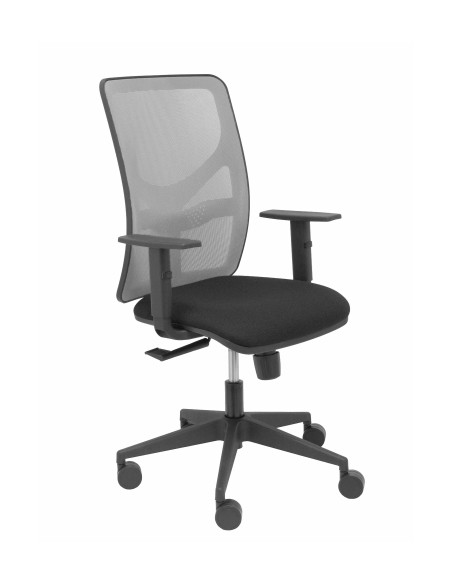 SILLA PIQUERAS Y CRESPO MOTILLA BRAZOS REGULABLES MECANISMO SINCRO CON REGULADOR DE TENSION RESPALDO DE MALLA GRIS Y ASIENTO TAP