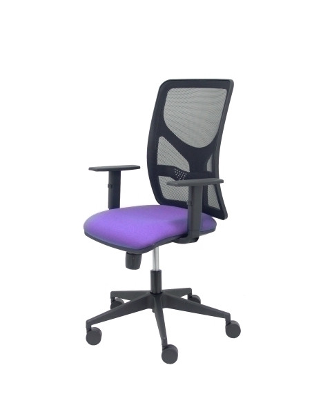 SILLA PIQUERAS Y CRESPO MOTILLA BRAZOS REGULABLES MECANISMO SINCRO CON REGULADOR DE TENSION RESPALDO DE MALLA NEGRA Y ASIENTO TA