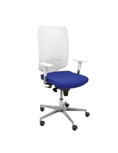 SILLA PIQUERAS Y CRESPO OSSA BLANCA USO INTENSIVO MECANISMO SINCRO REGULABLE EN ALTURA RESPALDO MALLA BLANCO REFUERZO LUMBAR BRA