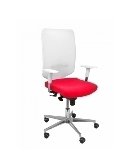 SILLA PIQUERAS Y CRESPO OSSA BLANCA USO INTENSIVO MECANISMO SINCRO REGULABLE EN ALTURA RESPALDO MALLA BLANCO REFUERZO LUMBAR BRA