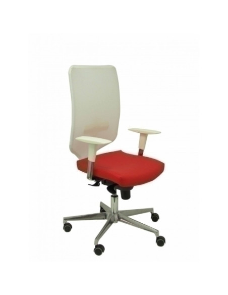SILLA PIQUERAS Y CRESPO OSSA BLANCA USO INTENSIVO MECANISMO SINCRO REGULABLE EN ALTURA RESPALDO MALLA BLANCO REFUERZO LUMBAR BRA